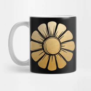 Flower Gold Mug